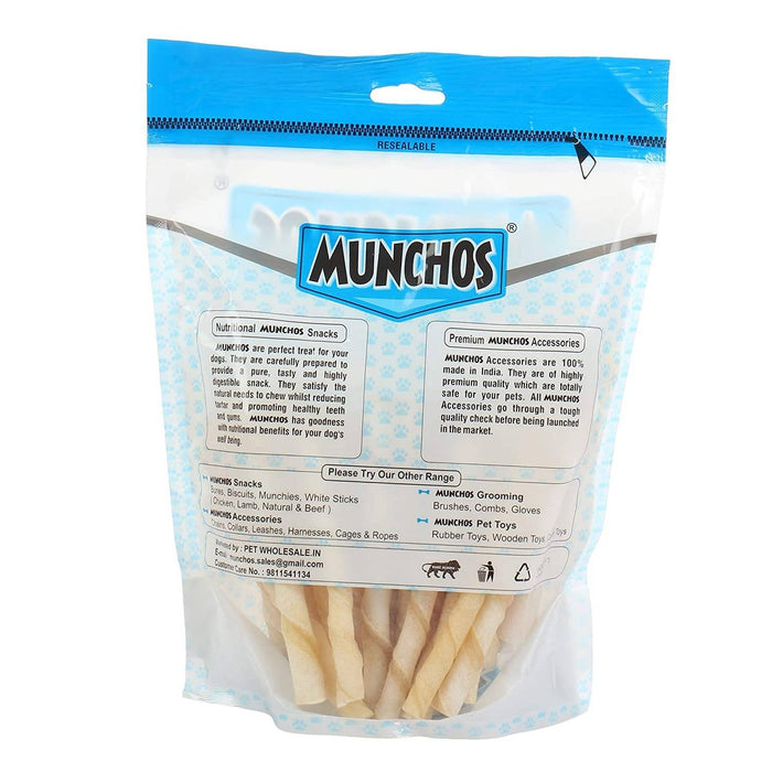 MUNCHOS Premium Dog Chew Twisted Sticks (500gm Pack)