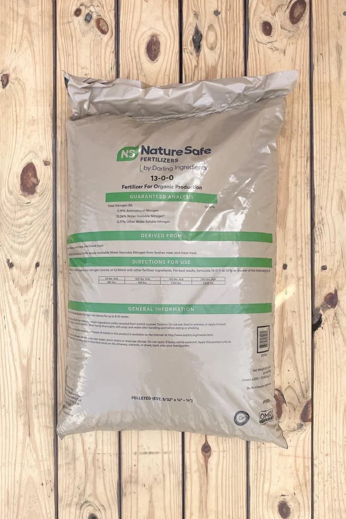 Nature Safe Nitrogen Fertilizer (13-0-0) (Code 169) (50lb Bag)