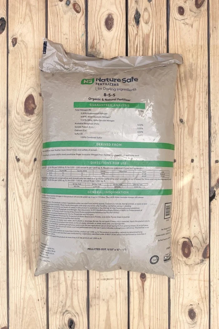 Nature Safe Starter Fertilizer (8-5-5) (Code 163) (50lb Bag)