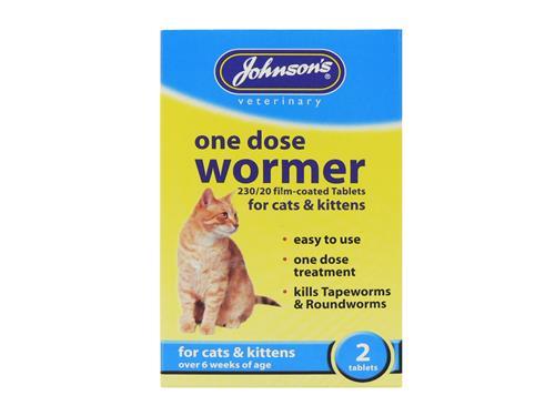 ONE DOSE WORMER CAT