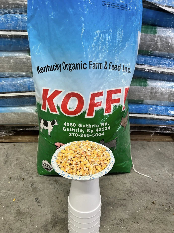 Organic Cracked Corn (50lb Bag) (Code 13)