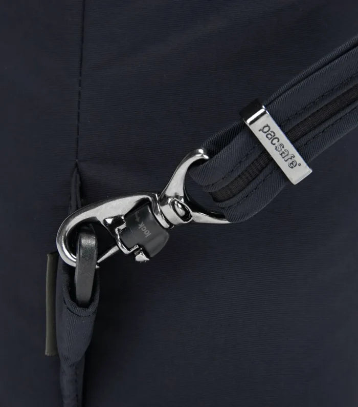 TurnNlock security hook secures your bag to any fixed object