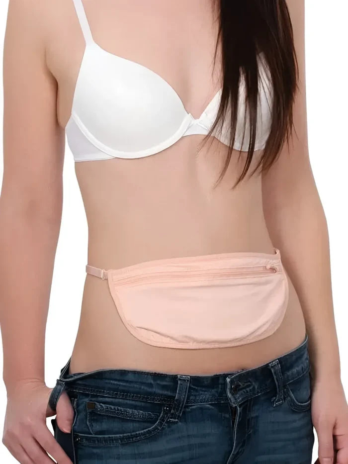 Delicate and discreet this adjustable secret waist band is made from lightweight, soft, breathable lingerie fabric