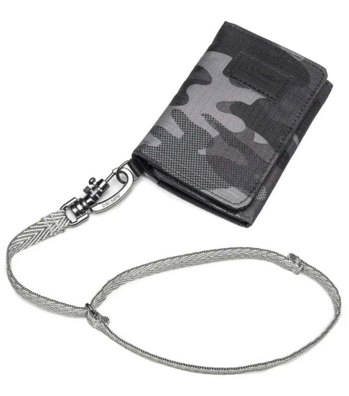Pacsafe Cut Resistant Wallet Strap - Grey
