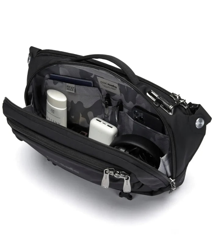 Pacsafe EXP 12’’ Anti-Theft Sling Crossbody - Jet Black