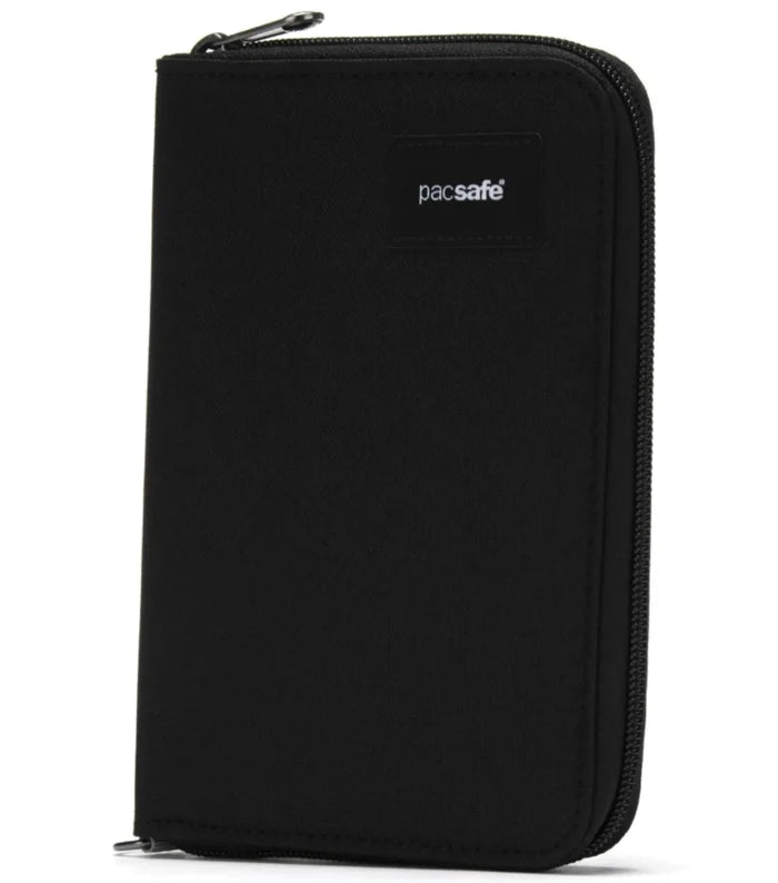 Pacsafe RFIDsafe Compact Travel Organiser - Jet Black