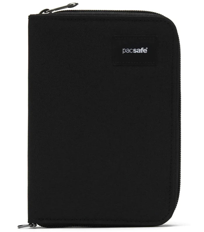 Pacsafe RFIDsafe Compact Travel Organiser - Jet Black