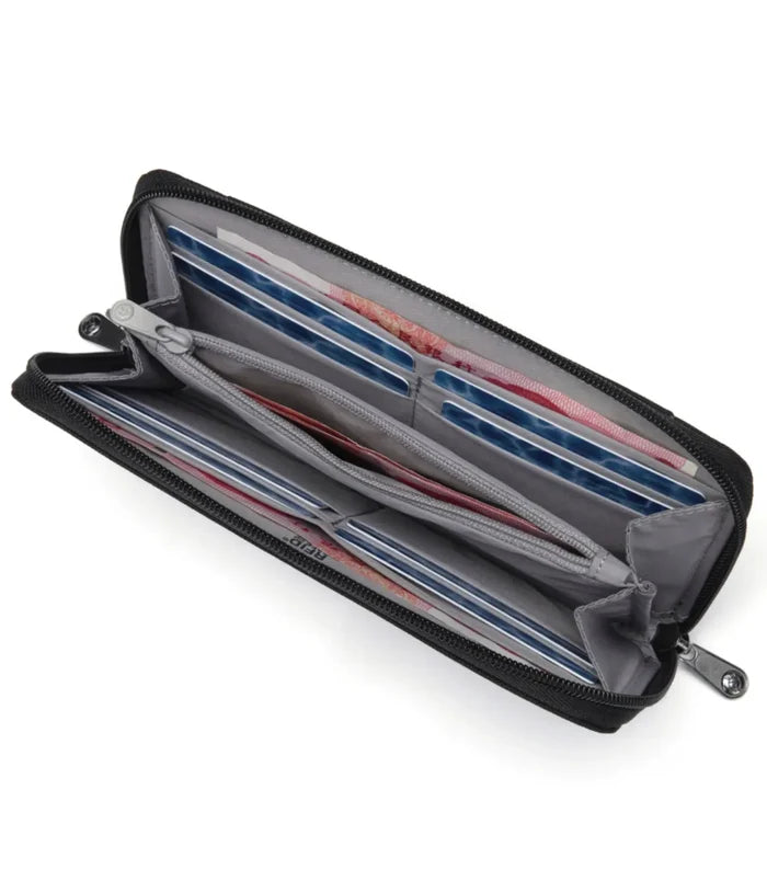 Pacsafe RFIDsafe Continental Wallet - Jet Black