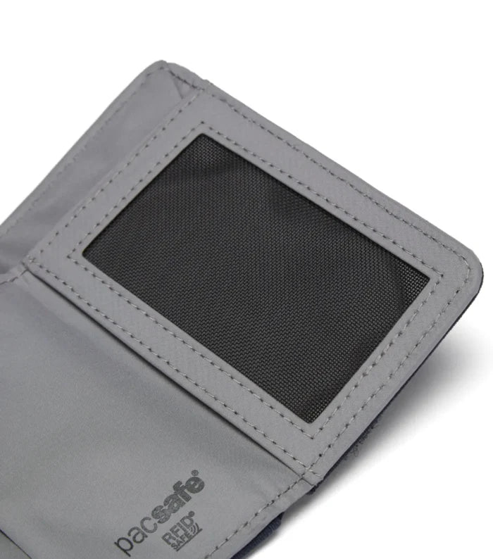 Pacsafe RFIDsafe Trifold Wallet - Coastal Blue