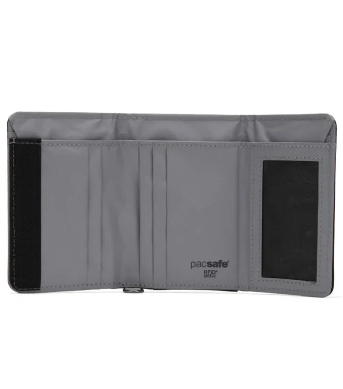 Pacsafe RFIDsafe Trifold Wallet - Jet Black