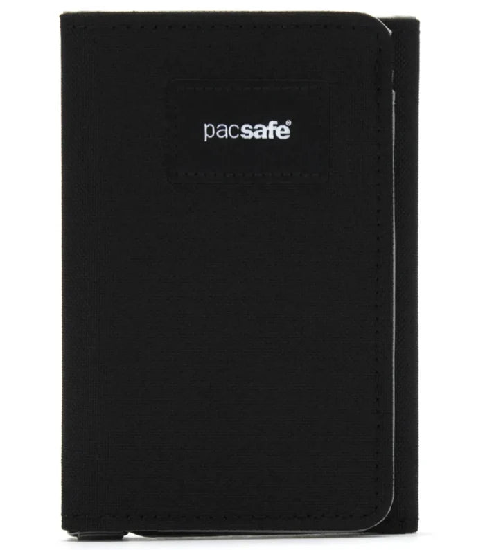 Pacsafe RFIDsafe Trifold Wallet - Jet Black
