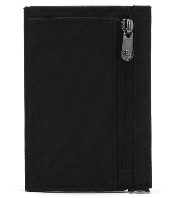 Pacsafe RFIDsafe Trifold Wallet - Jet Black