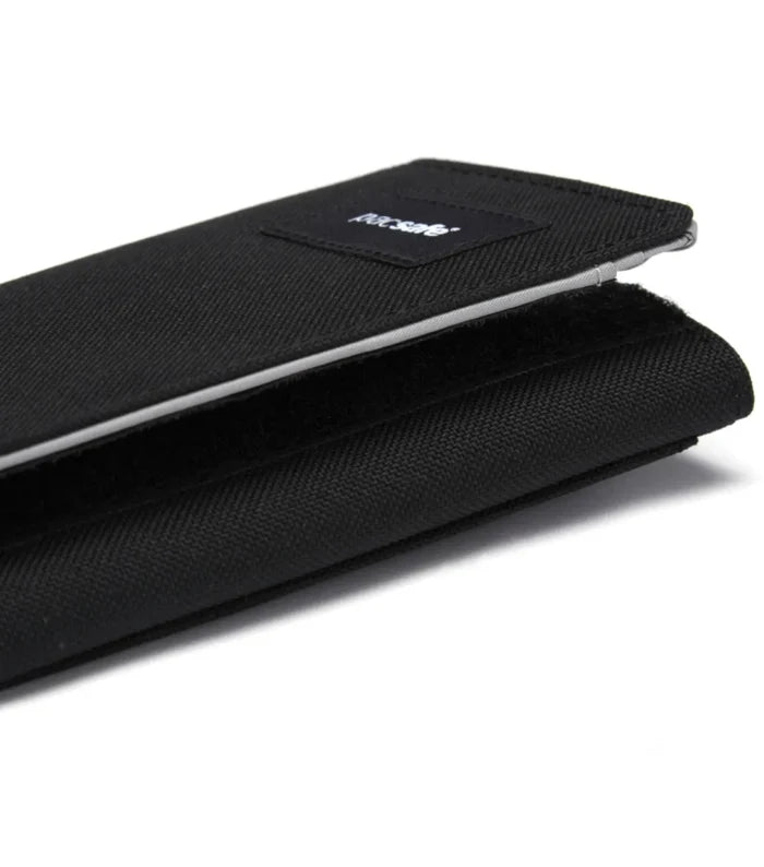 Pacsafe RFIDsafe Trifold Wallet - Jet Black