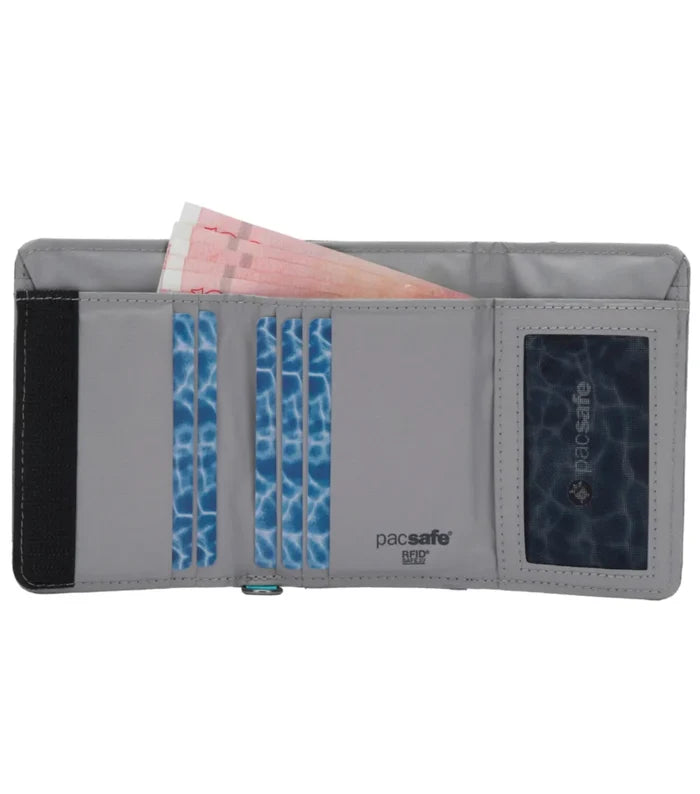 Pacsafe RFIDsafe Trifold Wallet - Stone