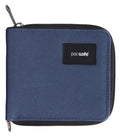 Pacsafe RFIDsafe Zip Around Wallet - Coastal Blue