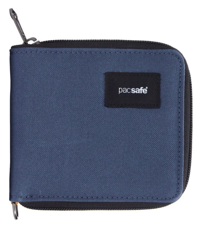 Pacsafe RFIDsafe Zip Around Wallet - Coastal Blue