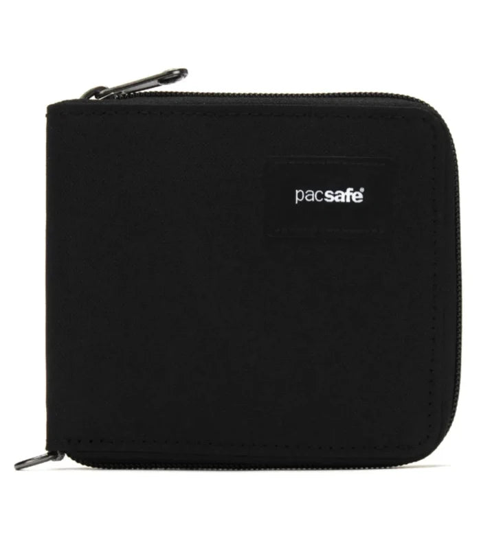 Pacsafe RFIDsafe Zip Around Wallet - Jet Black