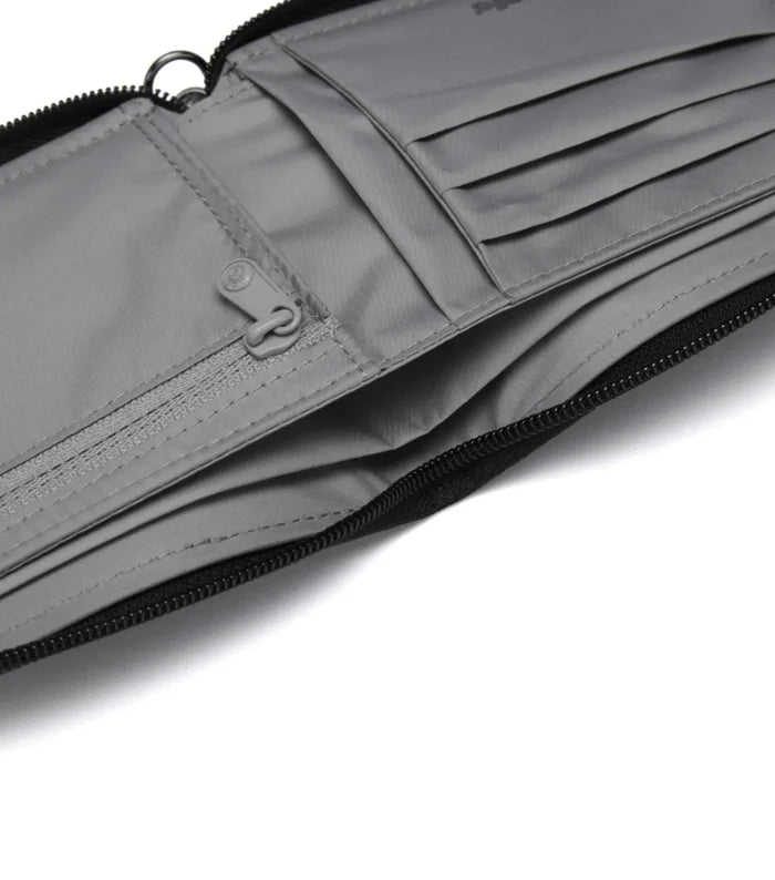 Pacsafe RFIDsafe Zip Around Wallet - Jet Black