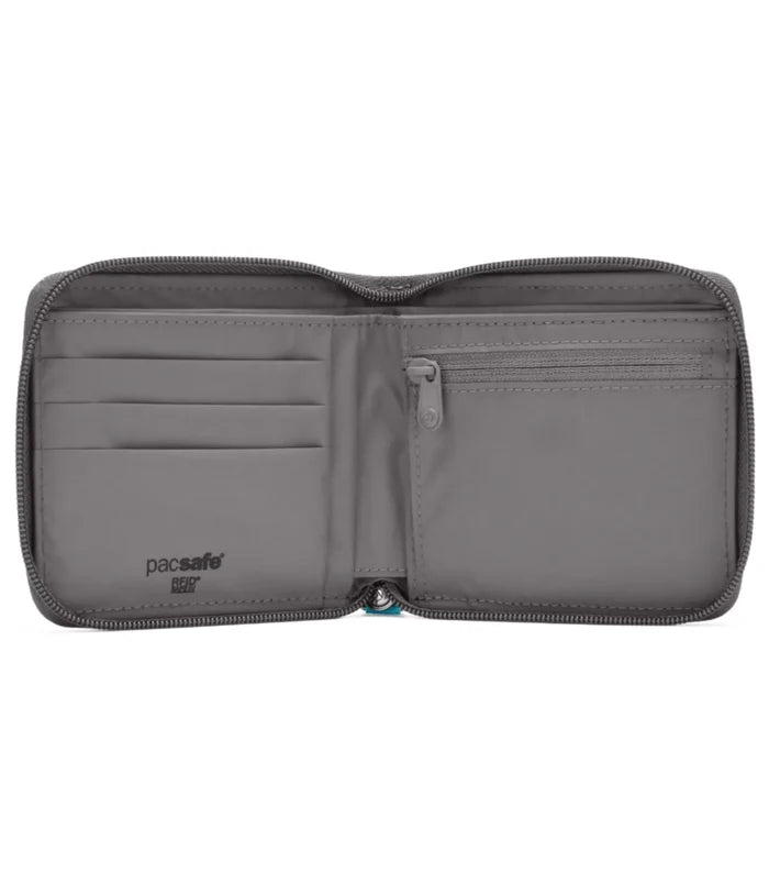 Pacsafe RFIDsafe Zip Around Wallet - Stone