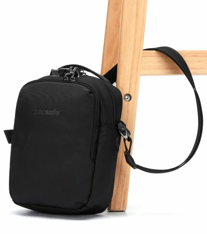 Pacsafe V Companion Anti-Theft Crossbody Bag - Jet Black
