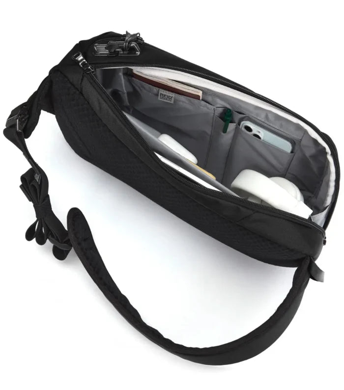 Pacsafe V Tech Anti-Theft 10L Sling Pack - Jet Black