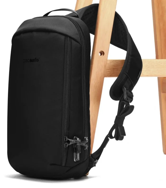 Pacsafe V Tech Anti-Theft 10L Sling Pack - Jet Black