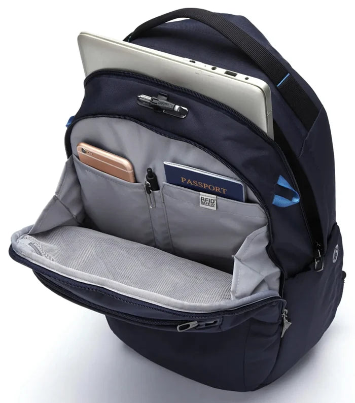 Pacsafe V Tour 26L Anti-Theft 16’’ Laptop Backpack - Ocean