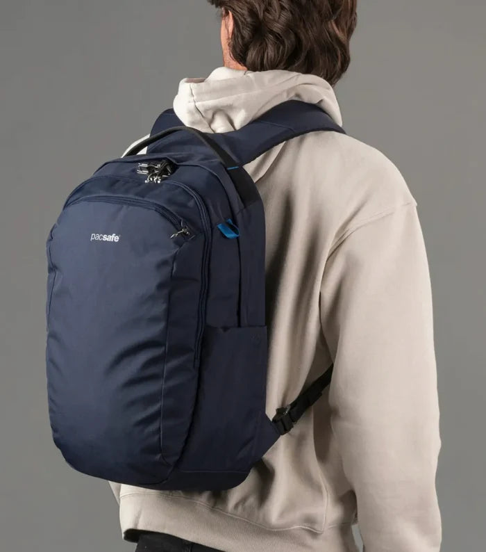 Pacsafe V Tour 26L Anti-Theft 16’’ Laptop Backpack - Ocean