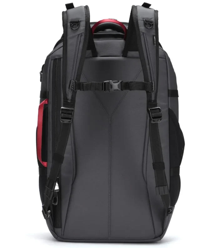 Attachment points on shoulder strap for small items like phone pouches or reusable water bottles