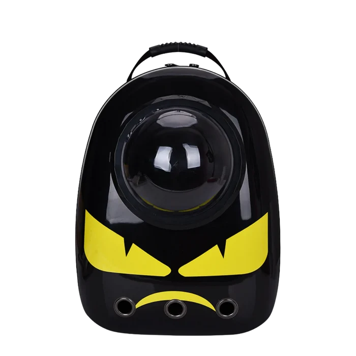 Pet Carrier Backpack Black Devil Size 42*30*25 Cm