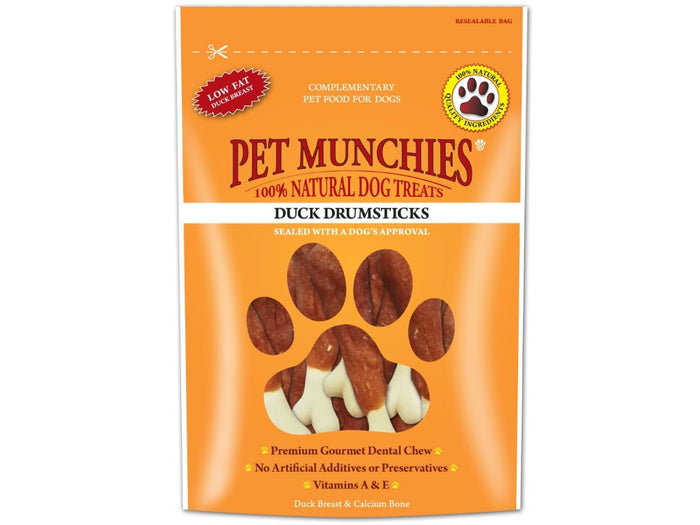 Pet Munchies Duck Dumbells 80g