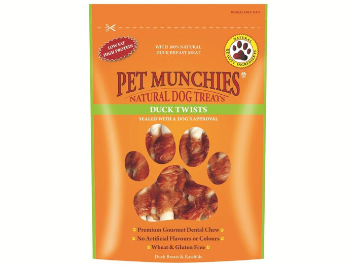 Pet Munchies Duck Twists 80g