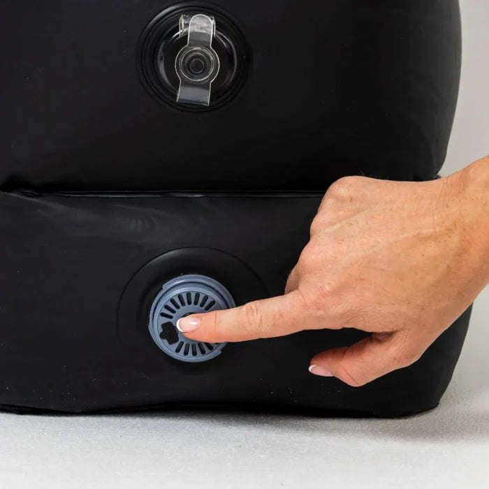 Plane Pal Self-Inflating Kids Travel Pillow - Black
