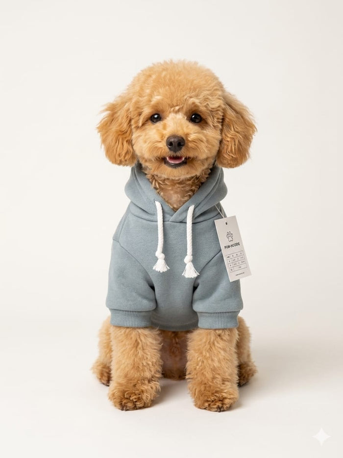 Premium Soft Cotton Pet Hoodie ( Grey )