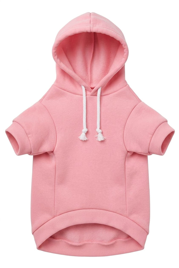 Premium Soft Cotton Pet Hoodie ( pink )