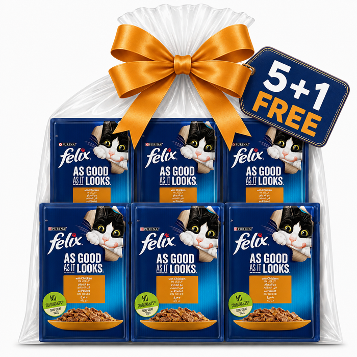 Purina Felix As Good As It Looks –in Jelly | 5+1 FREE