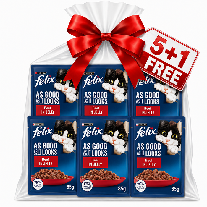 Purina Felix As Good As It Looks –in Jelly | 5+1 FREE