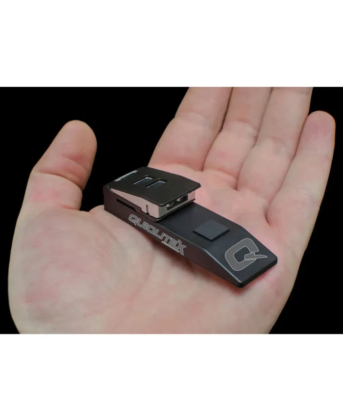 QuiqLiteX USB Rechargeable - Dual White LED Hands-Free Pocket Concealable Flashlight Torch