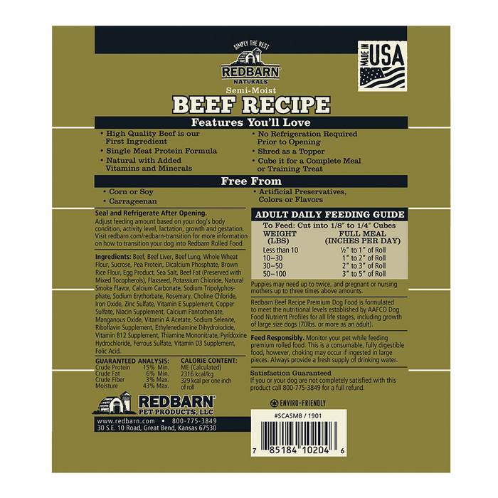 Redbarn Beef Recipe Rolled Food