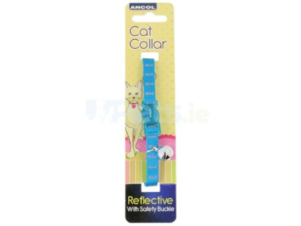 Reflective Blue Fish Cat Collar