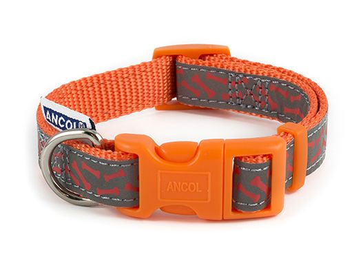 Reflective Orange Bone Collar