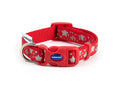 Reflective Red Stars Collar