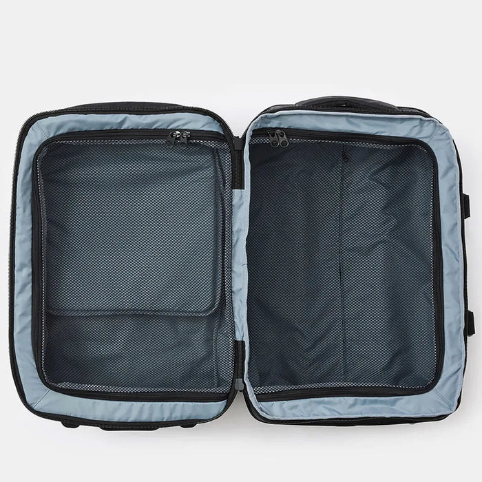 Rip Curl F-Light Transit 45L Icons Wheeled Duffle - Midnight Black