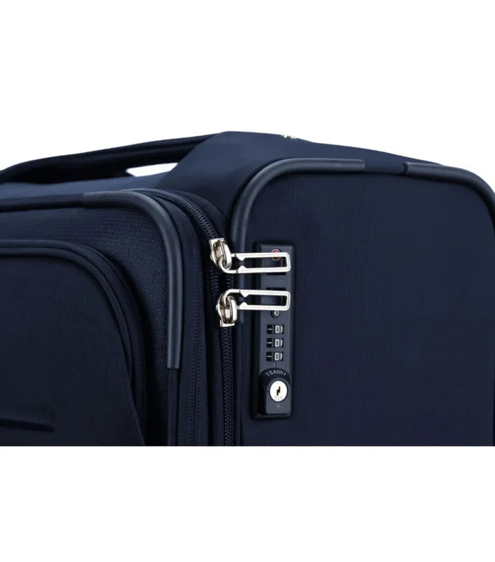 Integrated 3-digit TSA combination lock