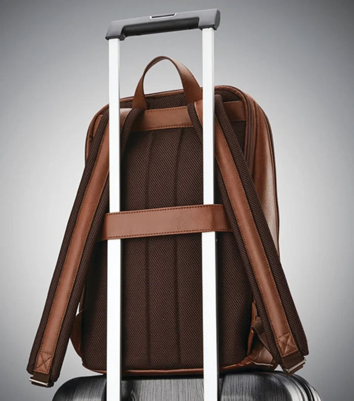 Smart sleeve slips over luggage trolley handles
