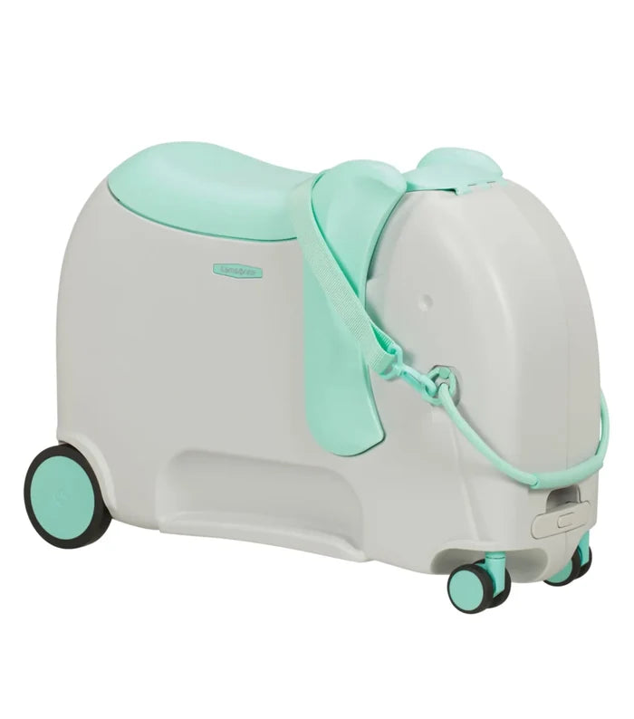 Samsonite Dream Rider DLX Ride-On Children's 4 Wheel Spinner Suitcase - Elephant Minty