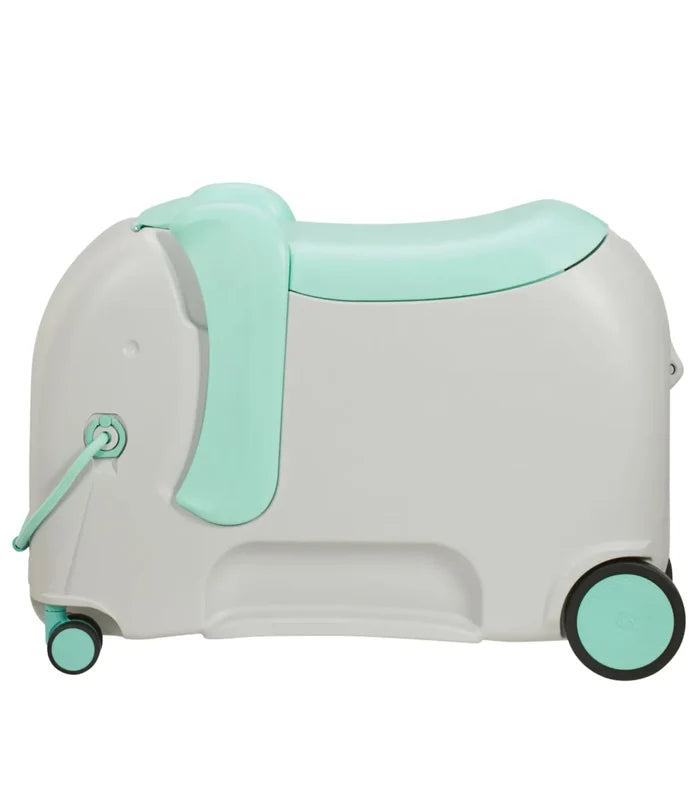 Samsonite Dream Rider DLX Ride-On Children's 4 Wheel Spinner Suitcase - Elephant Minty