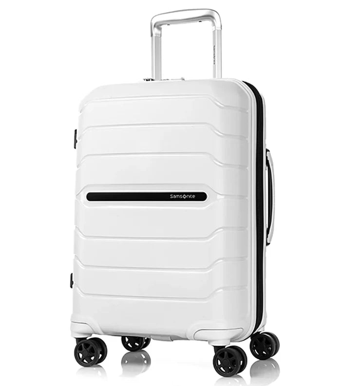 Samsonite Oc2Lite 55 cm 4 Wheeled Expandable Carry-On Spinner Suitcase - Off White