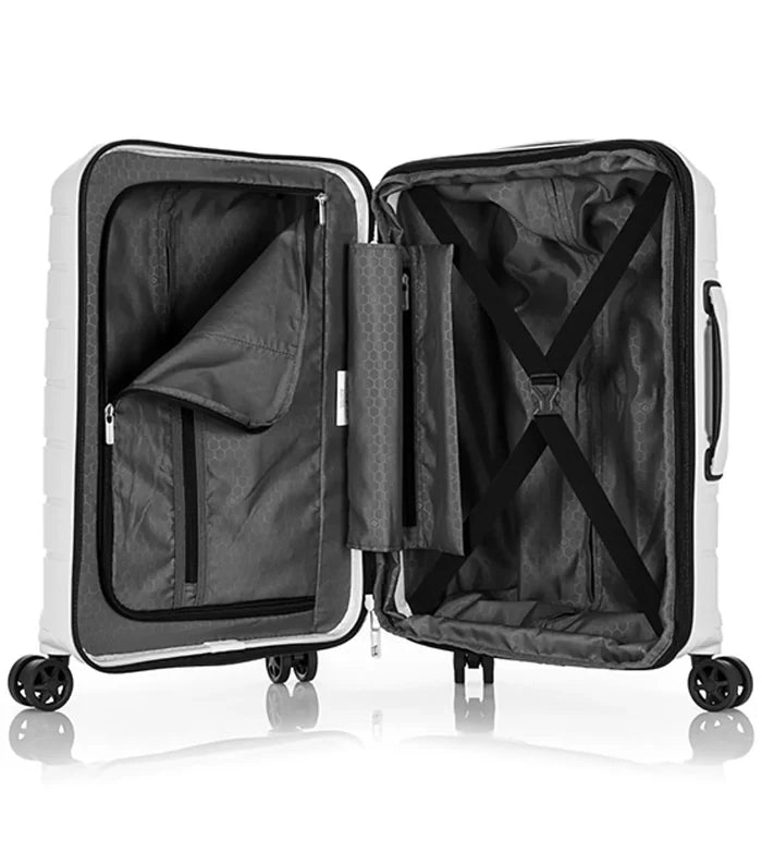 Functional elastic cross ribbons to secure packed items