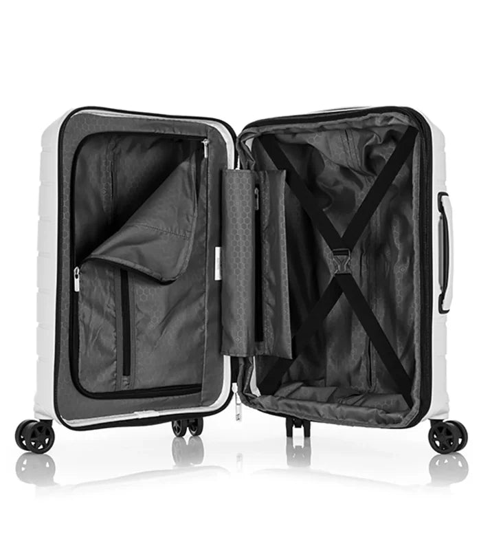 Functional elastic cross ribbons to secure packed items